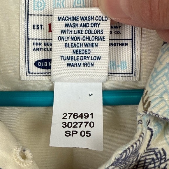 Old Navy Blue Floral Trench Coat Women’s Large – Vintage Y2K Spring Jacket - Picture 11 of 14